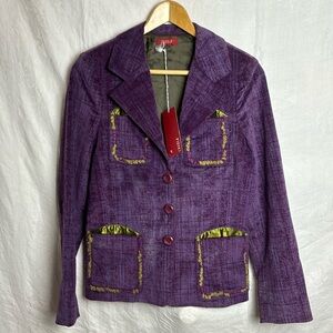 NWT Creola Pinwale Corduroy Blazer Sz XS